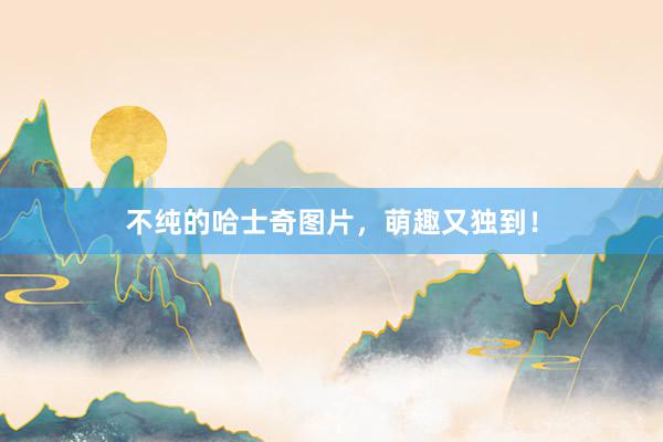 不纯的哈士奇图片，萌趣又独到！